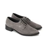 Women Grey SoftWalk Derby Shoes - Tayree