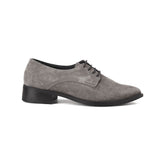 Women Grey SoftWalk Derby Shoes - Tayree