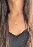 Sun Gold Plated Necklace - Felizmoda