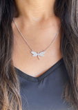 Dragon Fly Pure Silver Necklace - Felizmoda