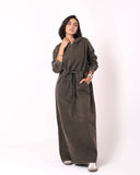 Gabardine Cotton Dress (W643) - Just4Women