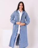 Denim  Dress Shirt (W700) - Just4women