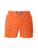Wavy Orange Swimwear - FIN Clothing