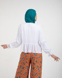 Puff Sleeves Disty Blouse - Allura