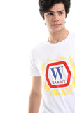 Prominent Slip On Cotton T-Shirt - White Rabbit