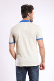 Bi-Tone Short Sleeves Cotton Polo - White Rabbit