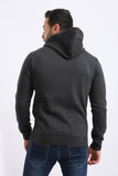 Inner Fleece Hoodie With Front Pocket (141) - White Rabbit