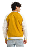 Casual Bomber Jacket With Neck (1416) - White Rabbit