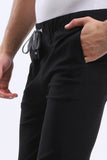 Gabardine Side Zipped Pockets Pants (1185) - White Rabbit