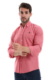 Front Textured Men Shirt (2050) - White Rabbit