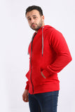 Ribbed Comfy Zip Through Hoodie (402) - White Rabbit