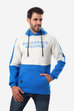 Tri-Tone Hoodie With Zipper Pocket (131) - White Rabbit