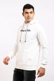 Stitched "What A Life" Hoodie (308) - White Rabbit