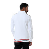 Zipped High Neck Sweatshirt (400) - White Rabbit