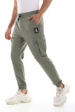 Solid Cargo Pants With 4 Pockets (674) - White Rabbit