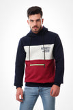 Tri-Tone Hoodie With Zipper Pocket (132) - White Rabbit