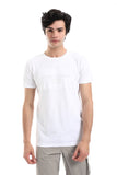 Prominent Short Sleeves Slip On T-Shirt - White Rabbit