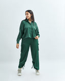 Satin Cargo Pants - The Makeovr