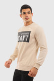 Front Print Round Neck Sweatshirt (302) - White Rabbit