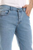 Slim Fit Solid Jeans (1100) - White Rabbit