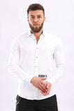 Long Sleeves Button Down Shirt (2093) - White Rabbit