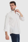 Modish Mandarin Collar Shirt (2104) - White Rabbit