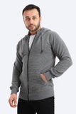 Ribbed Comfy Zip Through Hoodie (402) - White Rabbit