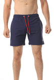 Side Pockets Plain Swim Shorts - White Rabbit