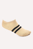 Middle Lines Ankle Socks (5014) - White Rabbit