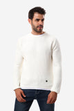 Knitted Acrylic Round Neck Pullover (703) - White Rabbit