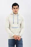 Fleeced Hoodie With Kangroo Pocket (128) - White Rabbit