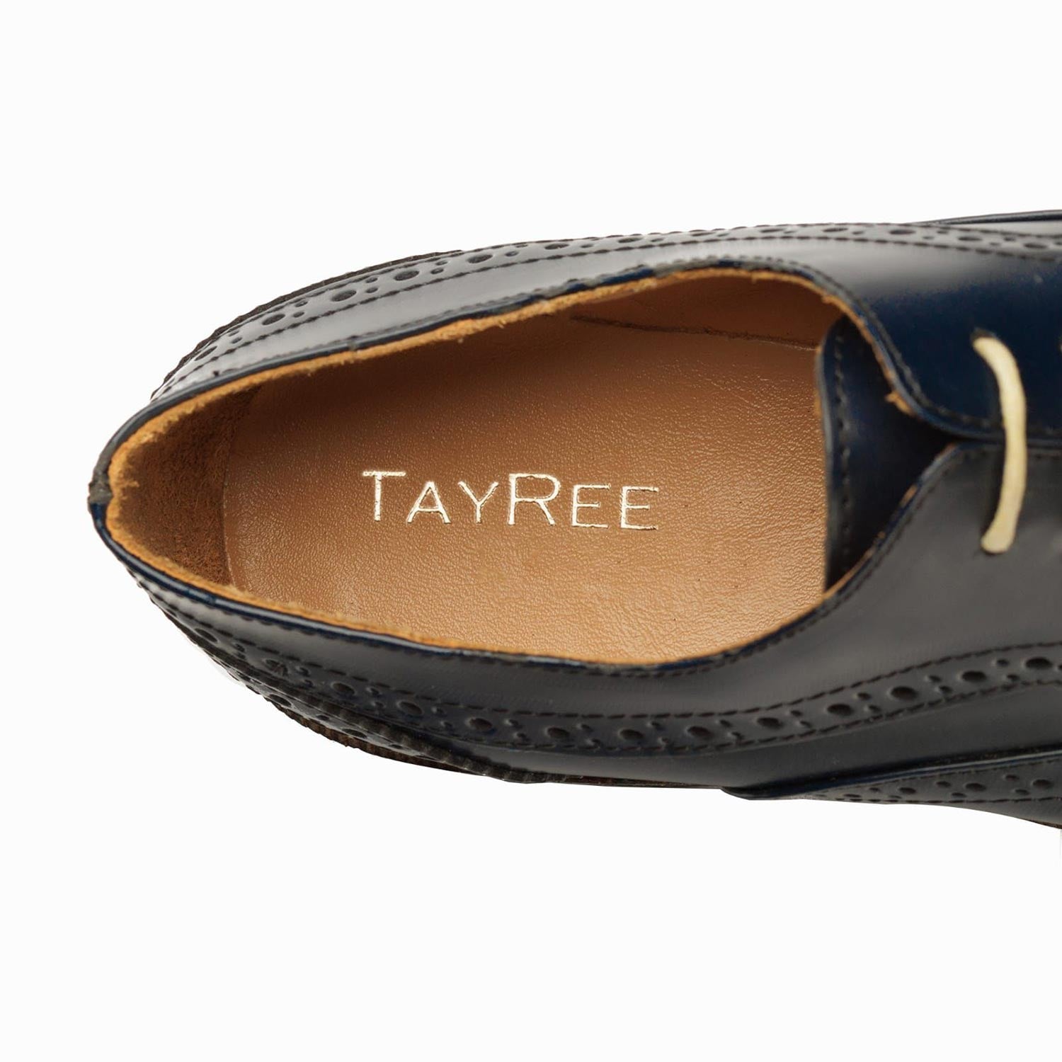 Women Oxford Navy Shoes - Tayree