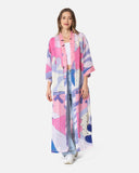 Coral Bubble Gum - Chiffon Kimono - The Makeovr