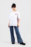 White Side Hobb Oversized T-Shirt - Boshies