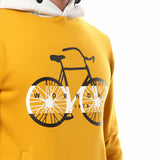 Bi-Tone Printed Bike Hoodie (118) - White Rabbit