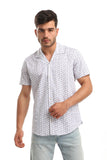 Paisley Printed Pattern Summer Shirt - White Rabbit