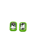 Square Crystal Earring - Fluffy