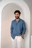 Men Linen Shirt - V Y C