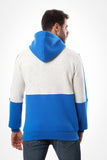 Tri-Tone Hoodie With Zipper Pocket (131) - White Rabbit