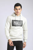 Printed Patch Full Sleeves Hoodie (112) - White Rabbit