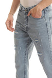 Slim Fit Ripped Casual Jeans (1197) - White Rabbit