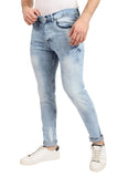 Slim Fit Solid Jeans (1190) - White Rabbit
