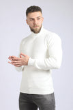 Turtle Neck Acrylic Pullover (1325) - White Rabbit