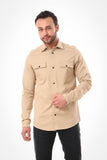 Press Buttons Long Sleeves Shirt (503) - White Rabbit