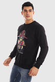 Round Neck Printed Sweatshirt (117) - White Rabbit