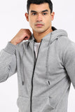 Self Pique Zipped Coziness Sweatshirt (503) - White Rabbit