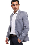 Regular Fit Blazer With Buttoned Cuffs - White Rabbit