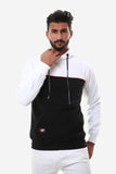 Bi-Tone Hoodie With Hem (130) - White Rabbit