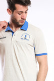 Bi-Tone Short Sleeves Cotton Polo - White Rabbit