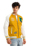 Casual Bomber Jacket With Neck (1416) - White Rabbit